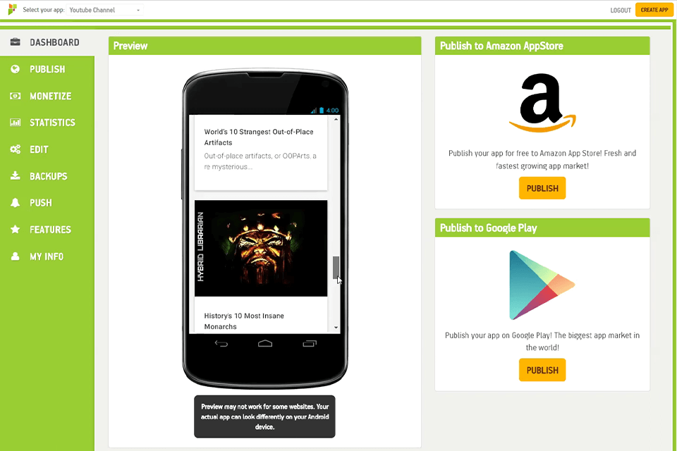 appsgeyser game making software