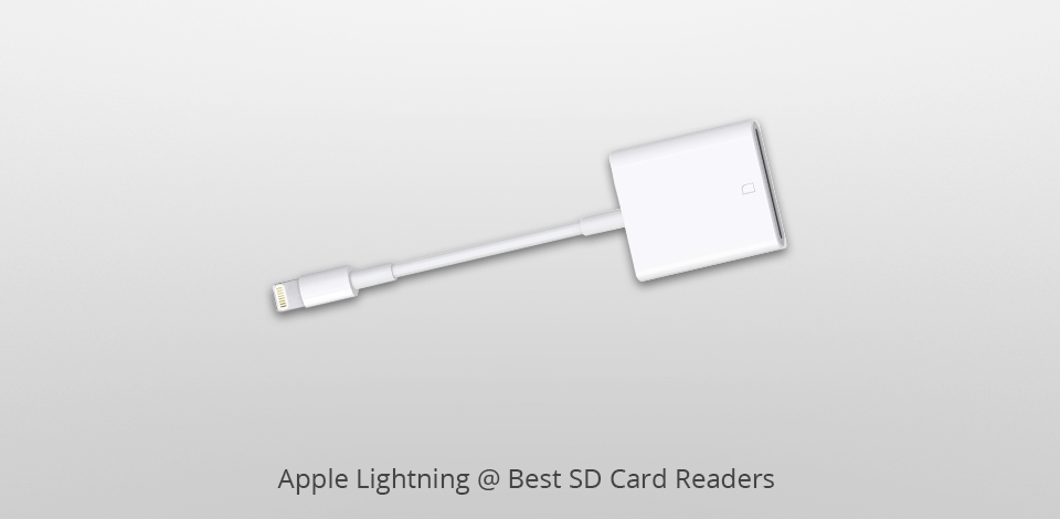 apple lightning sd card reader