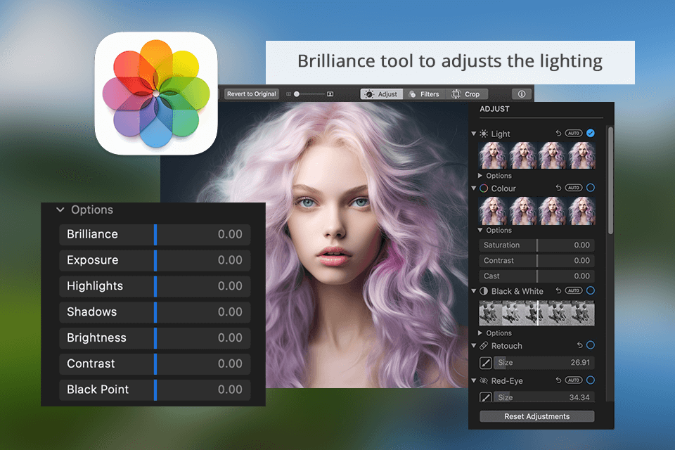 apple photos editing