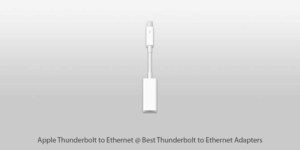 apple thunderbolt to ethernet adapter