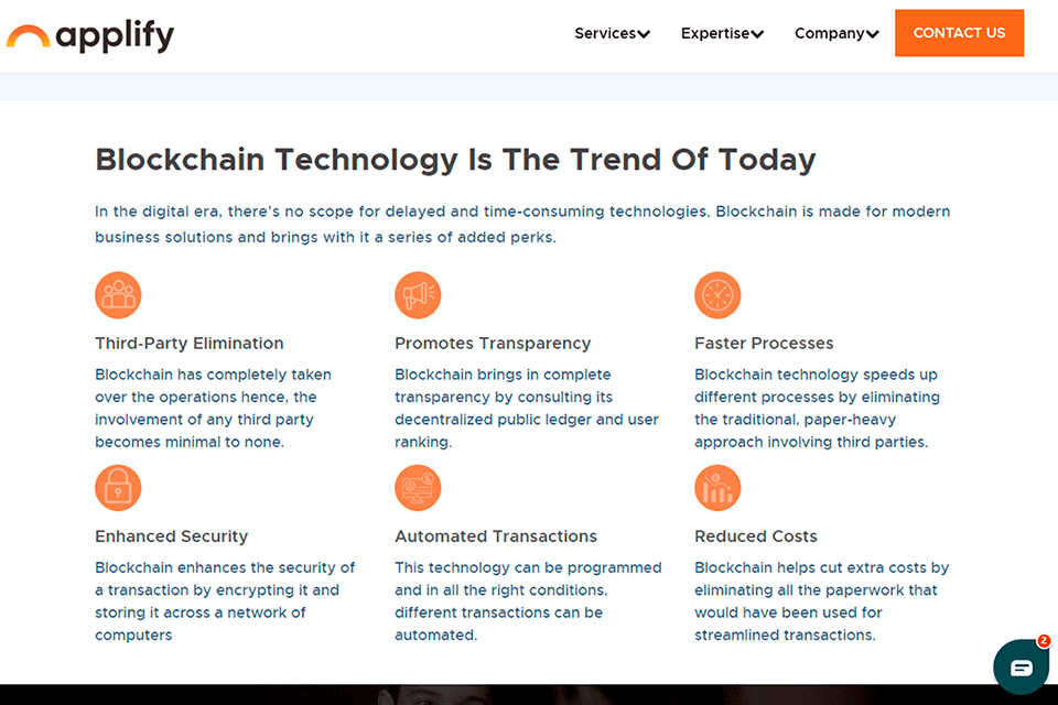 applify company blockchain