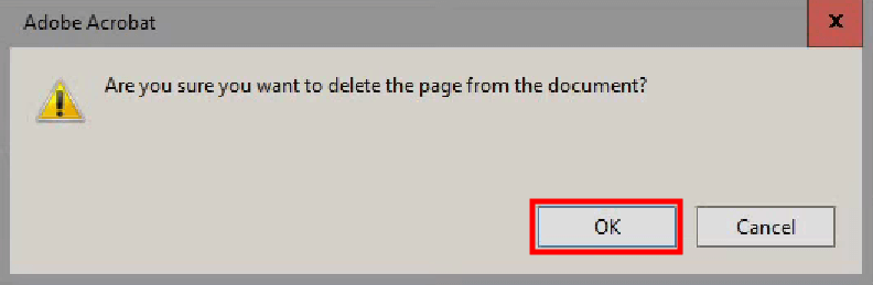 تطبيق التغييرات للحذف في adobe acrobat