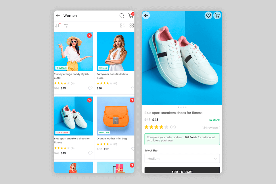 appmysite woocommerce app example