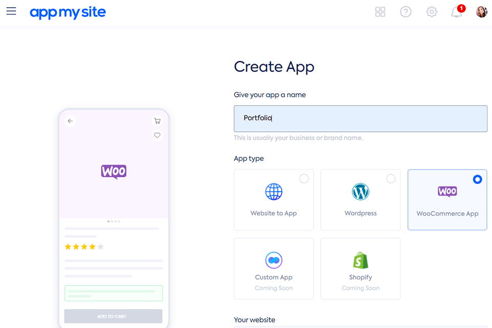 appmysite woocommerce app