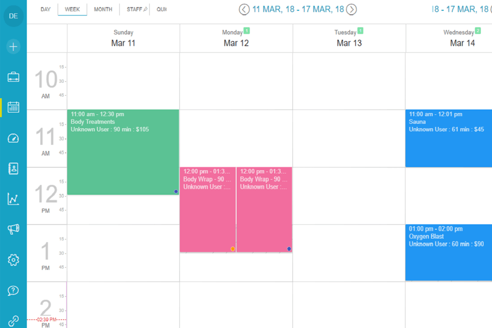 appointy scheduling software interface