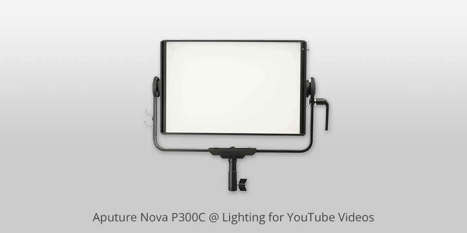 aputure nova p300c lighting for youtube