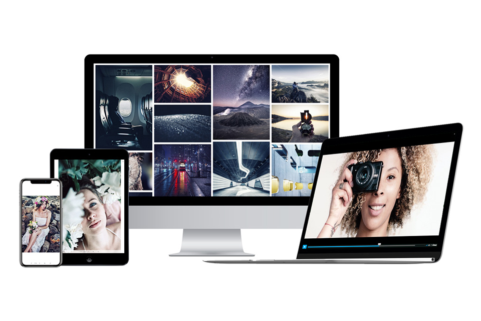 arcadina website builder for photographers