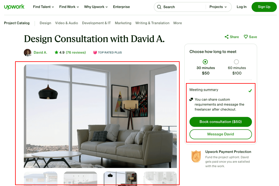 architect visualizer upwork