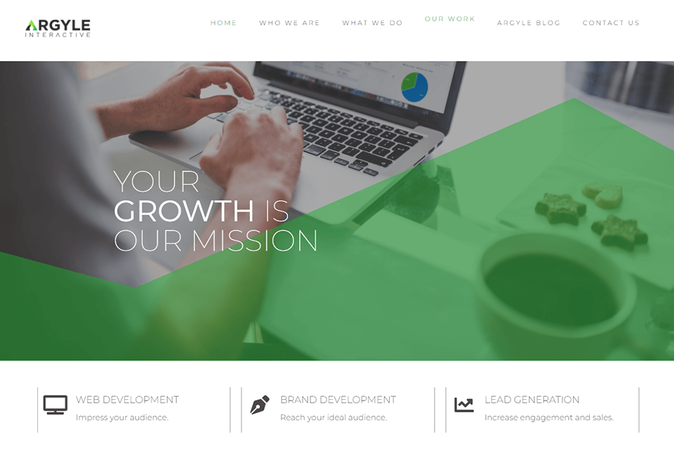 argyle interactive website