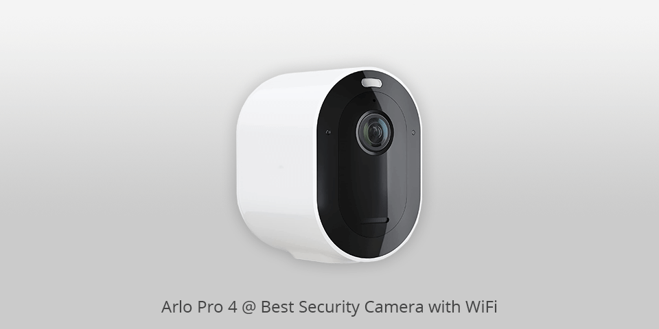 arlo pro 4 security camera with wifi
