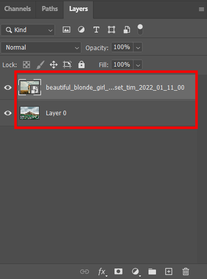 arrange layers to match a color in photoshop
