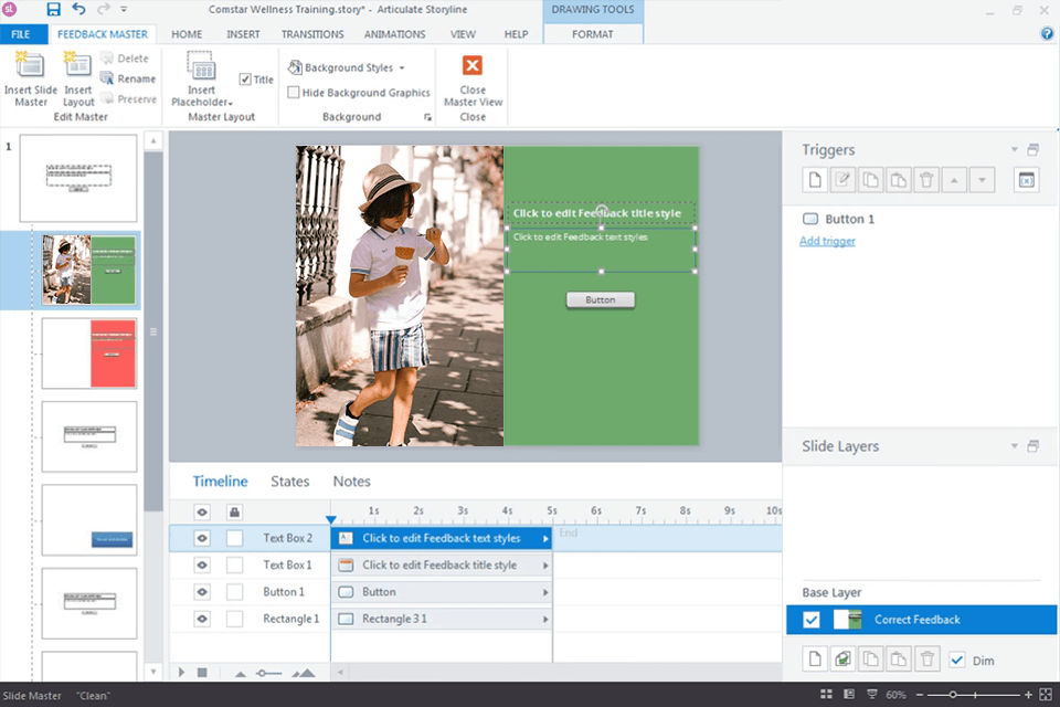 articulate 360 elearning software interface