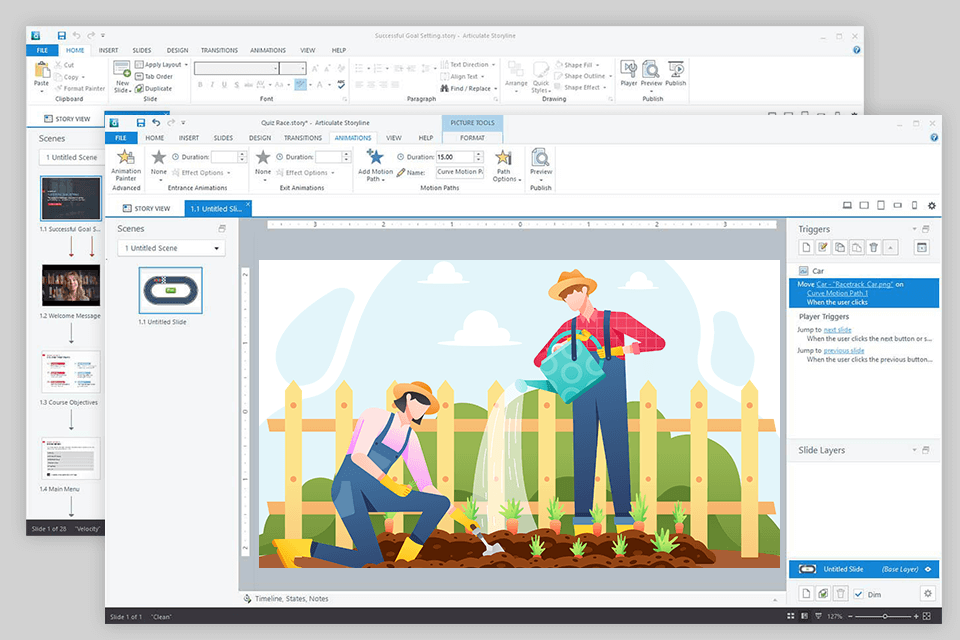 5 Best Instructional Design Software In 2024   Articulate Storyline Interface Design Software Interface 