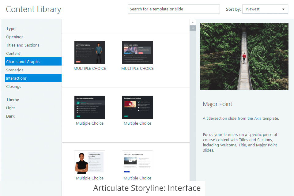 articulate storyline interface
