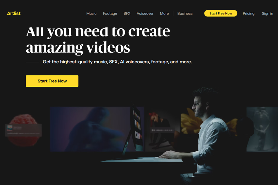 artlist video editing software for mac
