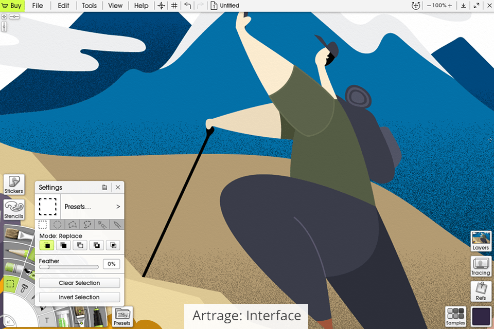 artrage interface