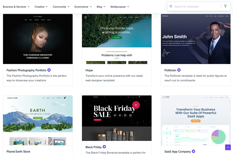astra free wordpress themes for portfolios