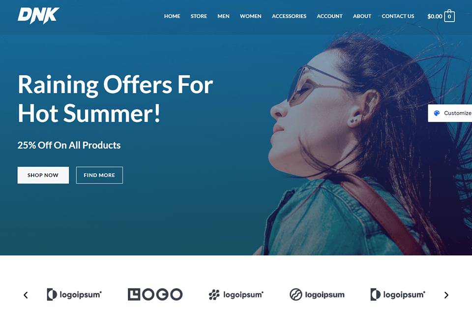 astra wordpress video theme interface