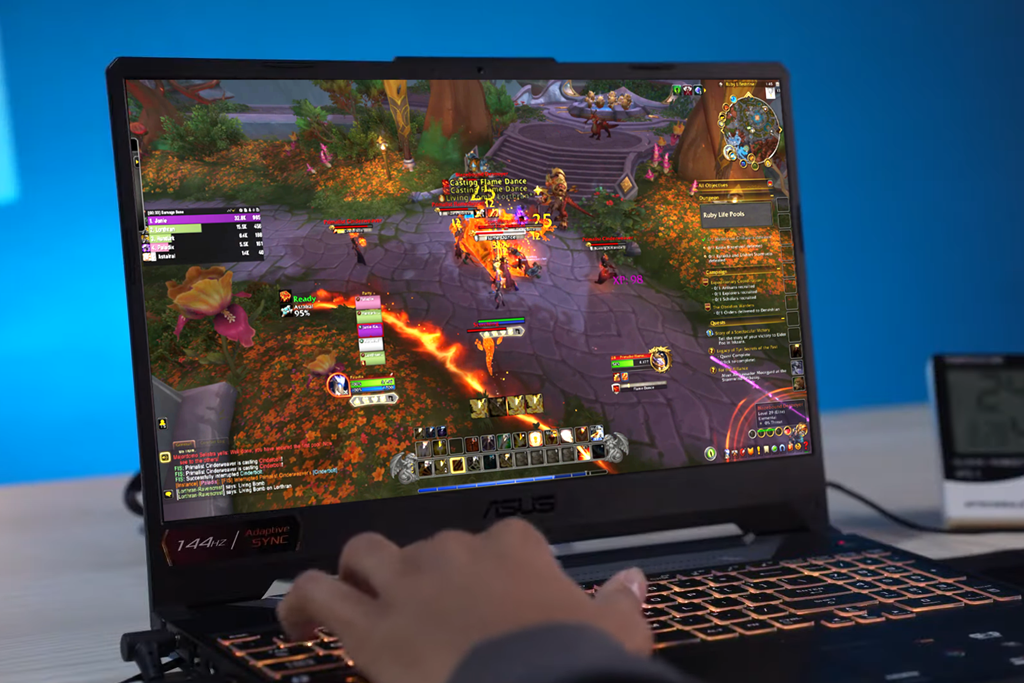 asus tuf gaming a15 laptop for world of warcraft