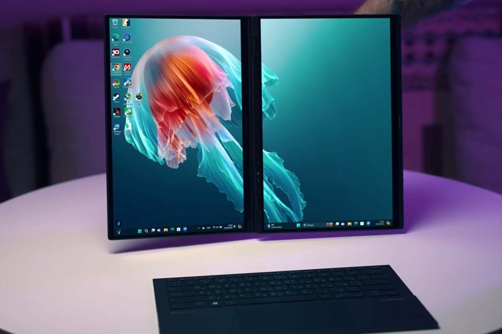 asus zenbook duo adobe rgb laptop lifestyle