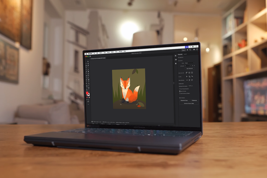 asus zenbook duo laptop for illustrator