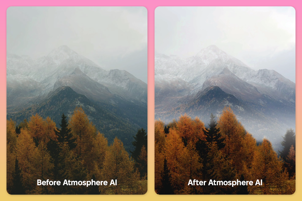 atmosphere ai before after example