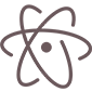 atom html editor logo