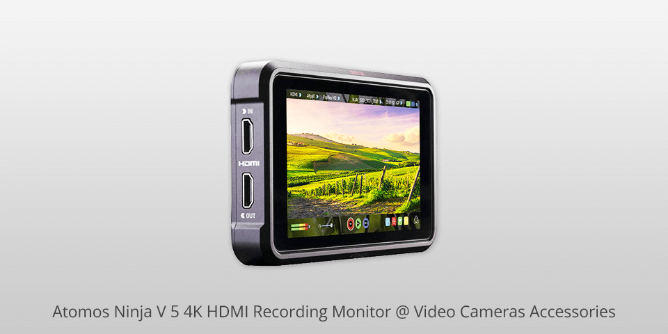 atomos ninja v 5 4k hdmi recording monitor video cameras accessory