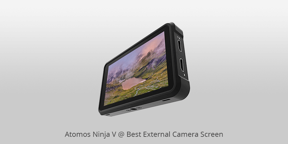 atomos ninja v external camera screen