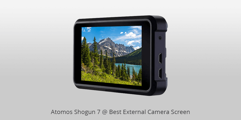 atomos shogun 7 external camera screen