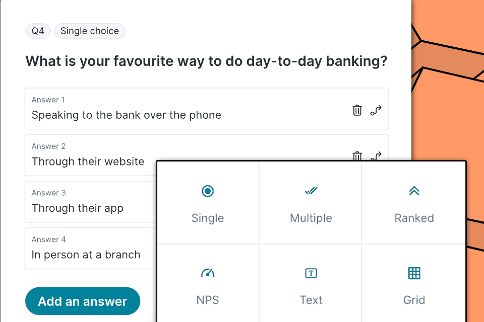 attest customer profiling tool interface