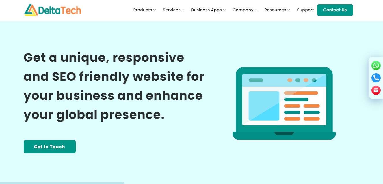 delta tech web design