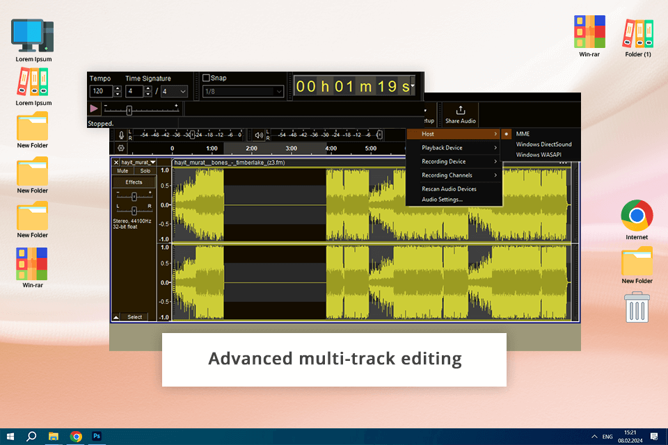 audacity acc to mp3 converter