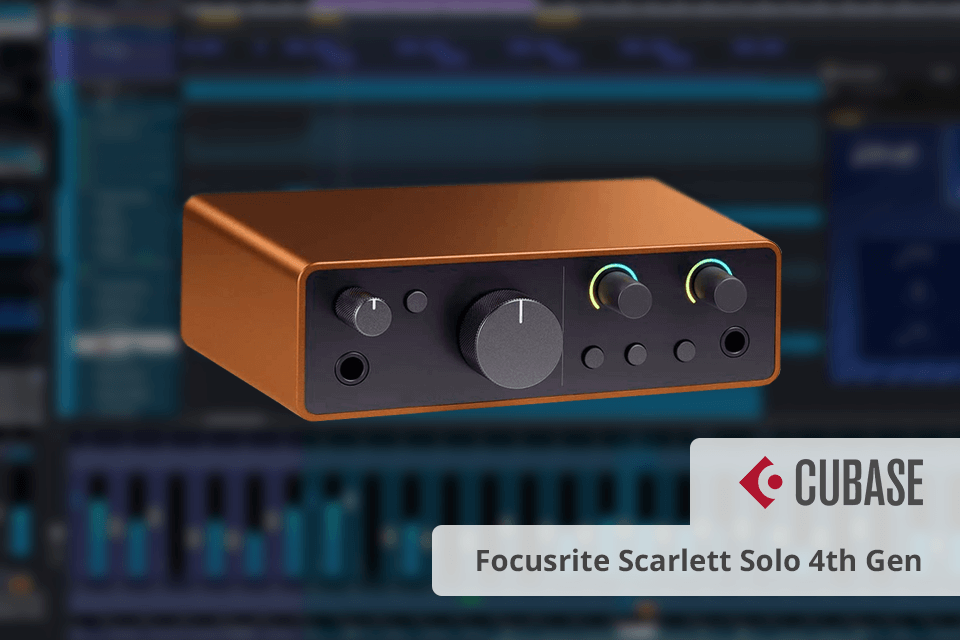 audio interface for cubase focusrite scarlett solo 4th gen