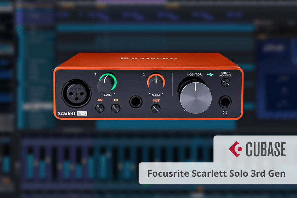 audio interface for cubase focusrite scarlett solo