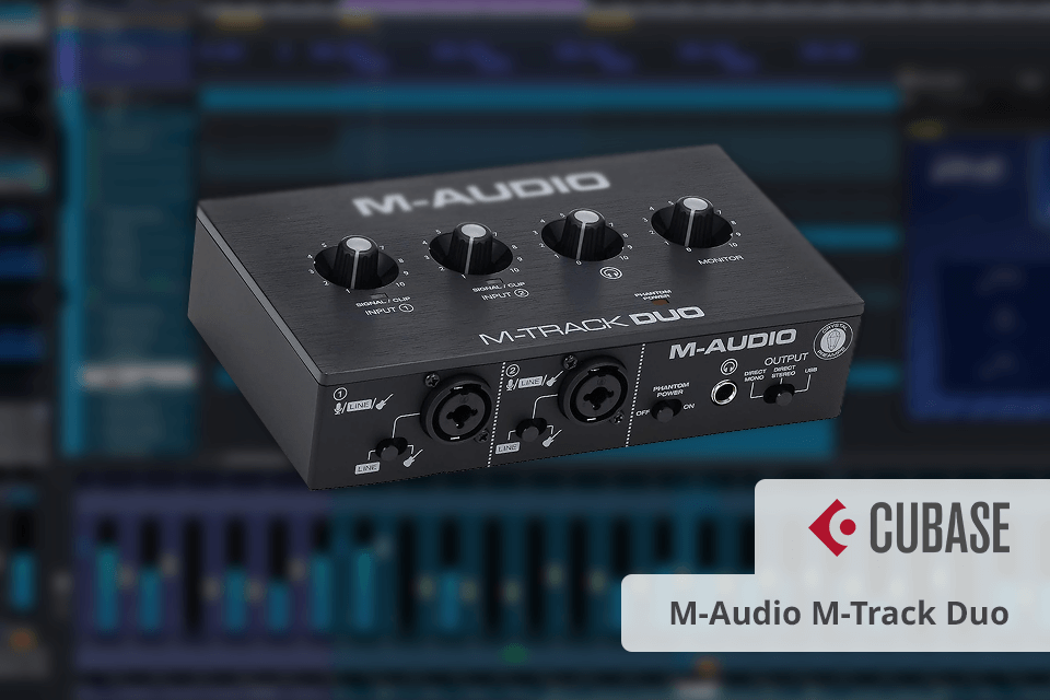 audio interface for cubase m-audio m-track duo