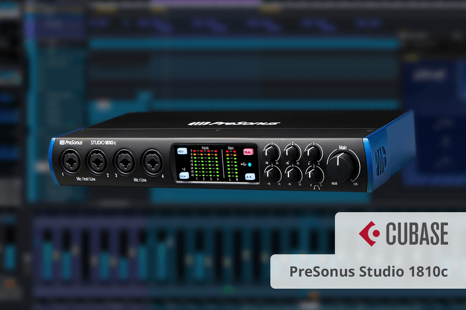 audio interface for cubase presonus studio 1810c