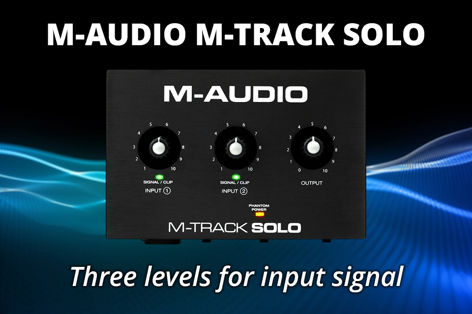 audio interface under 50 m-audio m-track solo