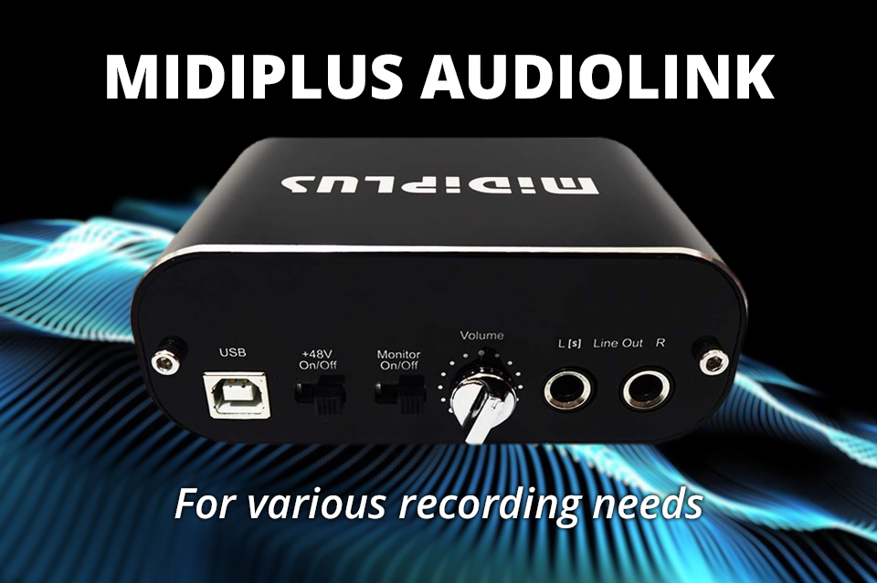 audio interface under 50 midiplus audiolink