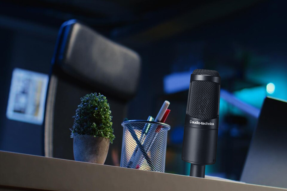audio-technica at2035 microphone for podcasting