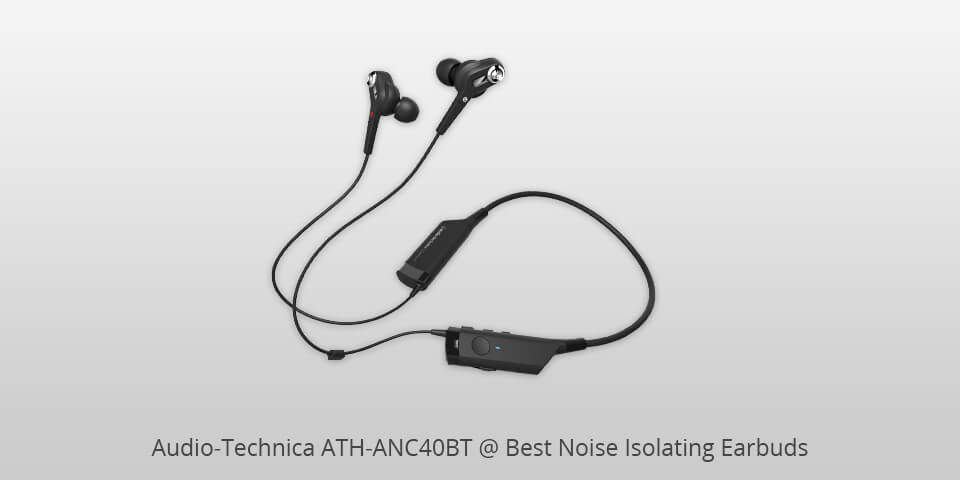 audio-technica ath-anc40bt noise isolating earbuds