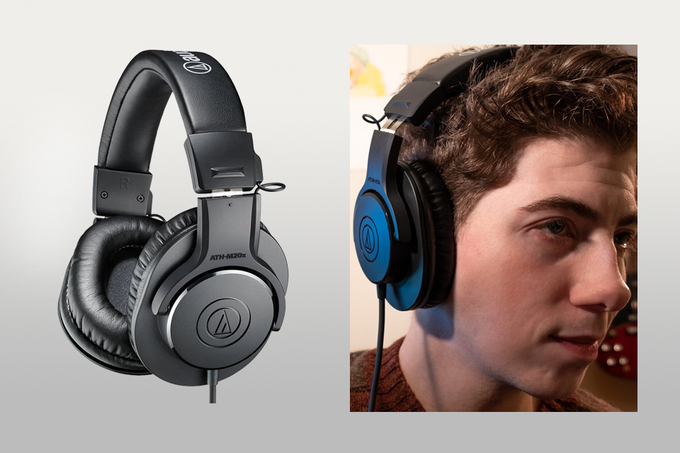 audio-technica ath-m20x headphones for podcasting
