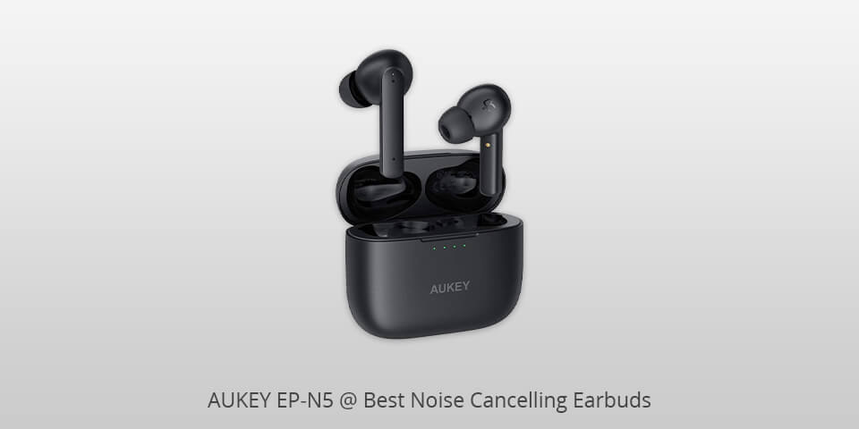 aukey ep-n5 noise cancelling earbuds