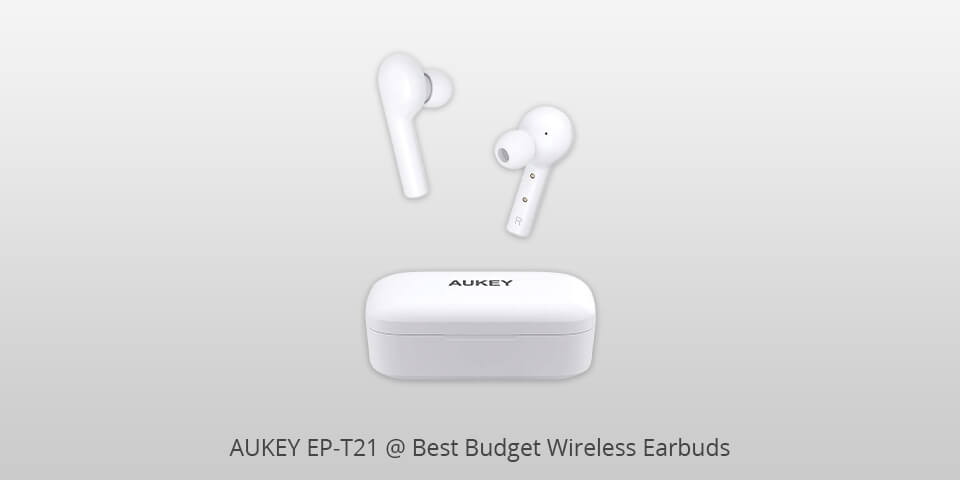 aukey ep-t21 budget wireless earbuds
