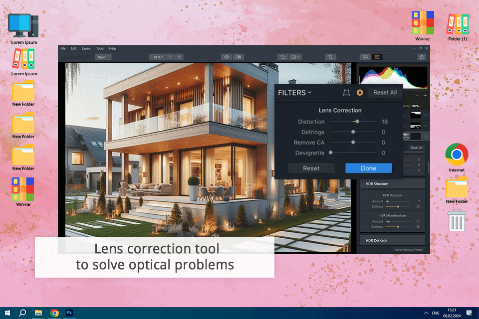aurora hdr 2018 screen