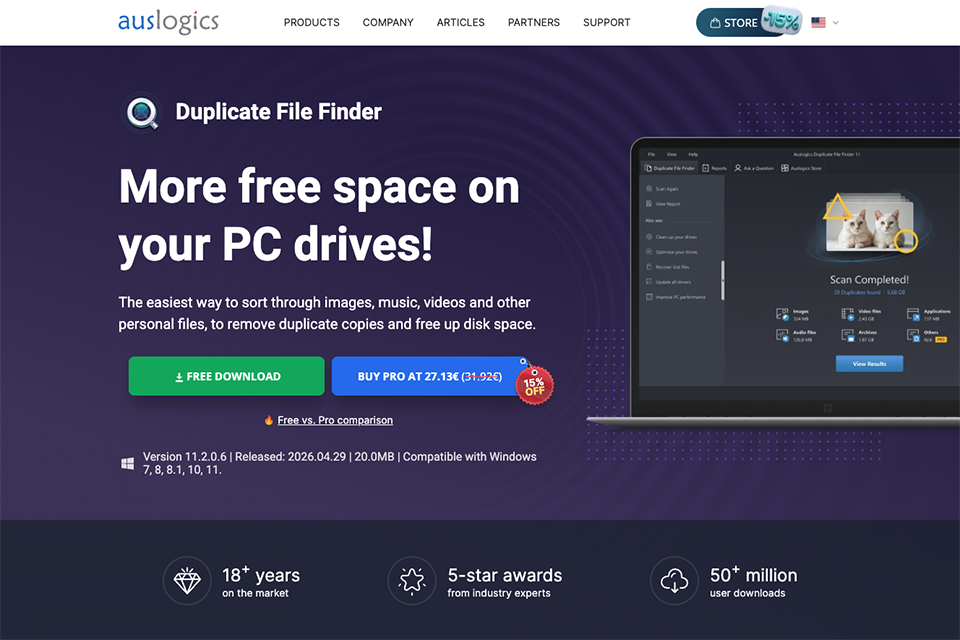 auslogics duplicate file finder