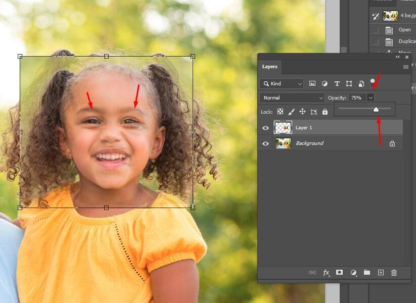 auto align tool to swap head in photoshop