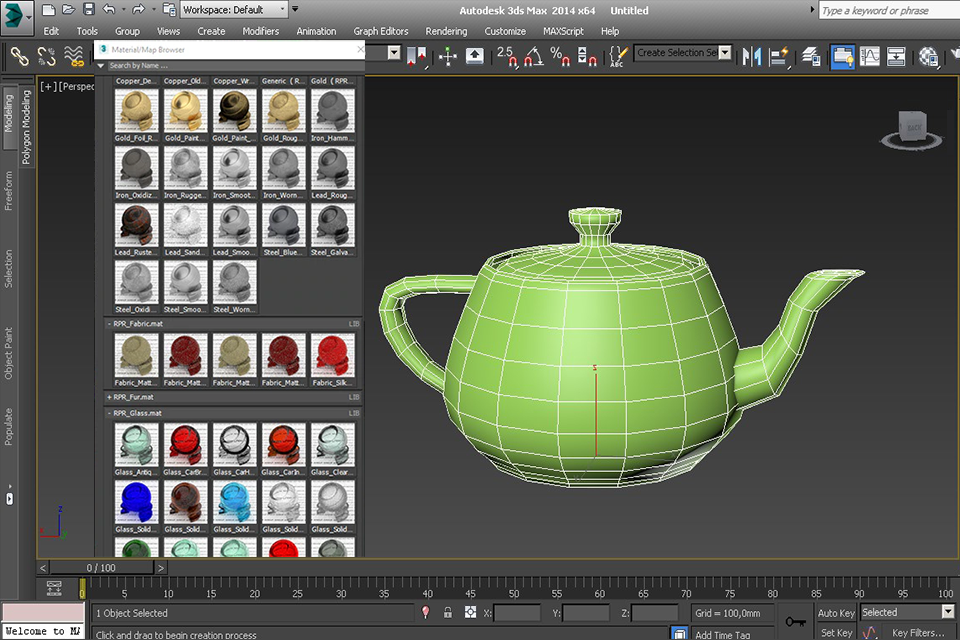 واجهة autodesk 3ds max