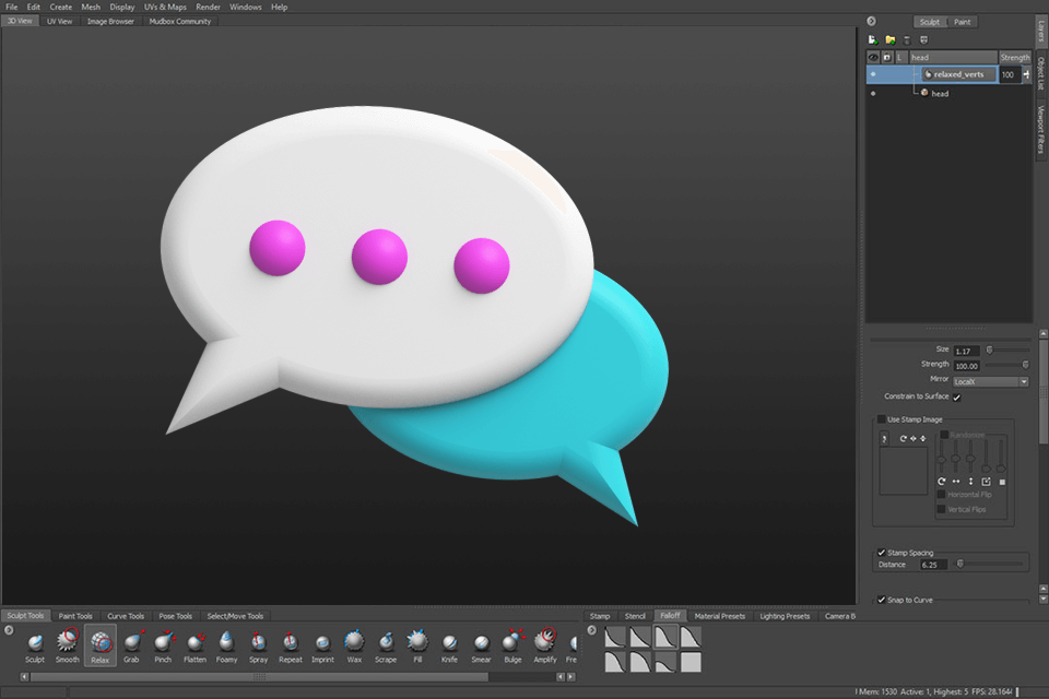autodesk mudbox cgi animation software interface