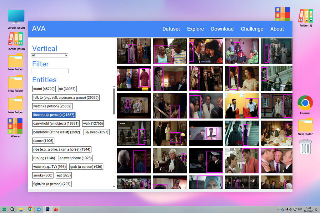 ava video dataset for machine learning